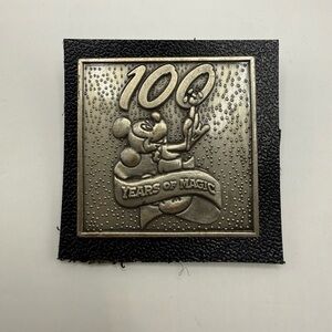 Walt Disney World 100 Years of Magic - Mickey Painting Pewter Pin with Velcro